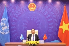 越南与联合国安理会：阮春福总理以视频形式出席联合国安理会高级别公开辩论会